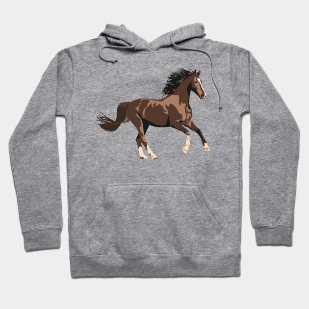 Running Horse Hoodie by NorseTech